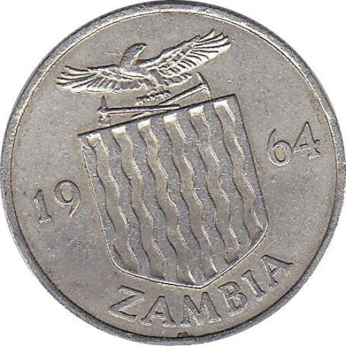 6 pence - Zambia