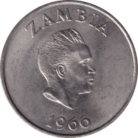 1 shilling - Zambia