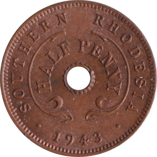 1/2 penny - Zimbabwé