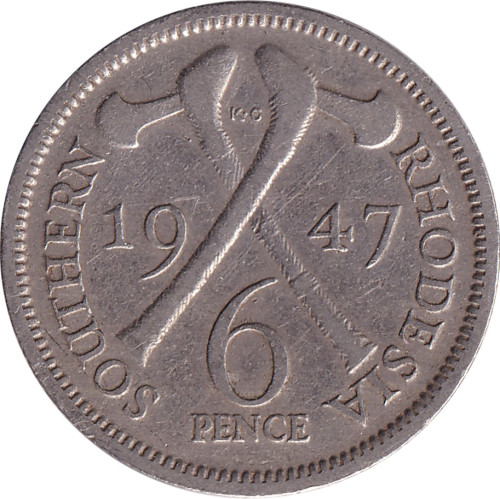 6 pence - Zimbabwé