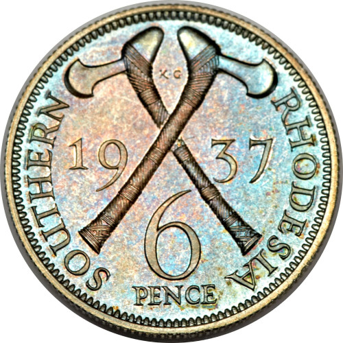 6 pence - Zimbabwe