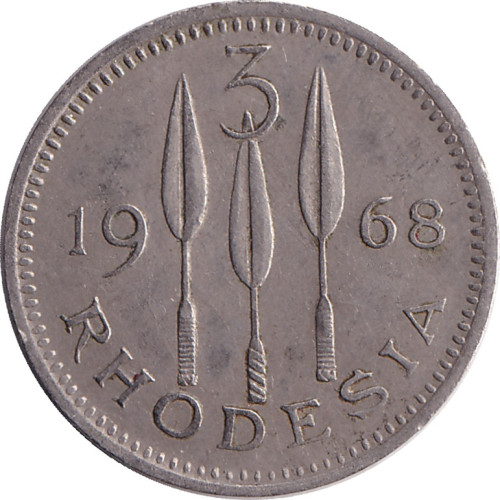 3 pence - Zimbabwe