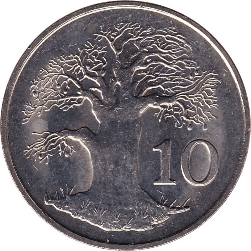 10 cents - Zimbabwe