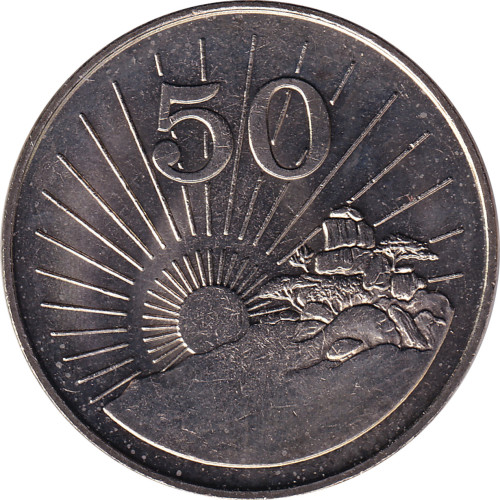 50 cents - Zimbabwe