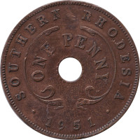 1 penny - Zimbabwé