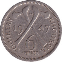 6 pence - Zimbabwe