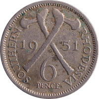 6 pence - Zimbabwe