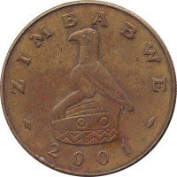 2 dollars - Zimbabwé