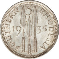 3 pence - Zimbabwe