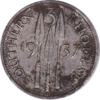 3 pence - Zimbabwe