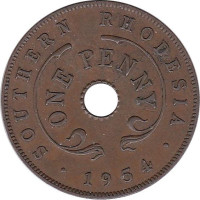 1 penny - Zimbabwé