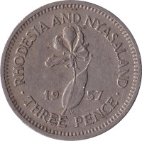 3 pence - Zimbabwe