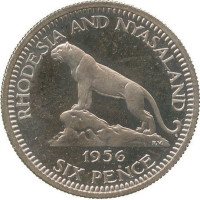 6 pence - Zimbabwe