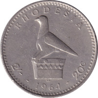 2 shillings - Zimbabwé