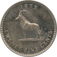 25 cents - Zimbabwé