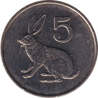 5 cents - Zimbabwe