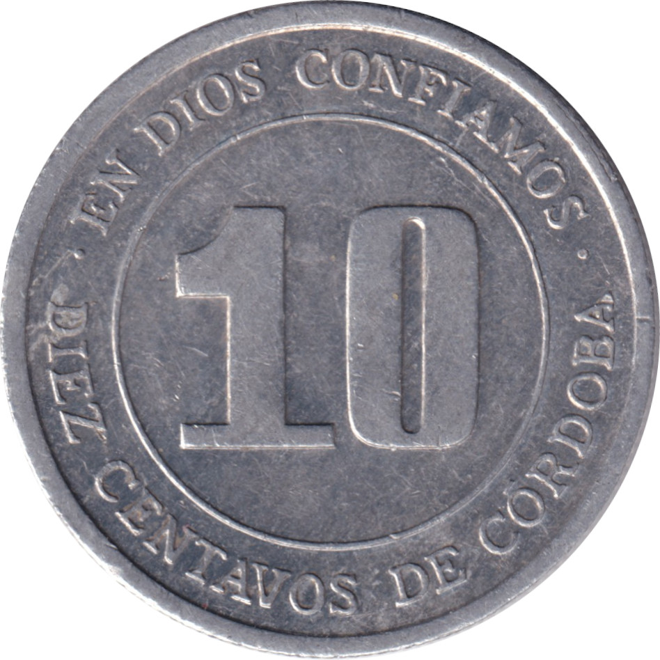 10 centavos - Carte - Sans légende