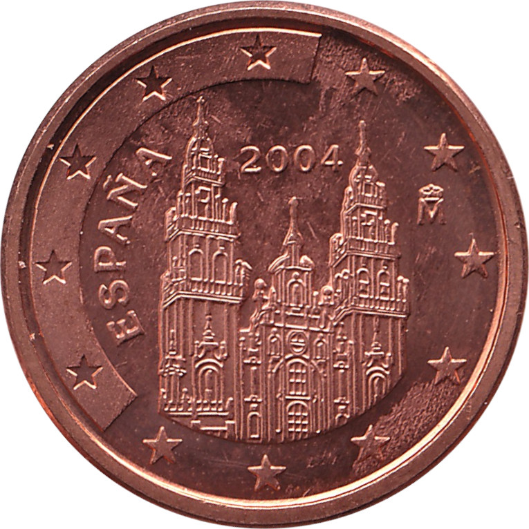 1 eurocent - Cathédrale de Saint-Jacques