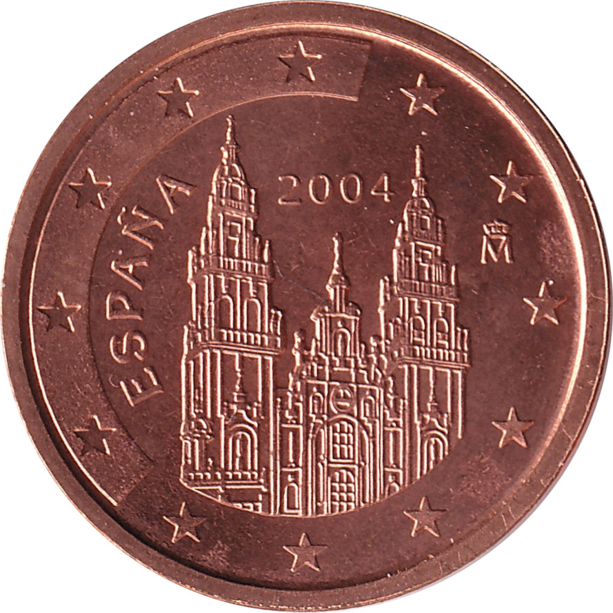 2 eurocents - Cathédrale de Saint-Jacques