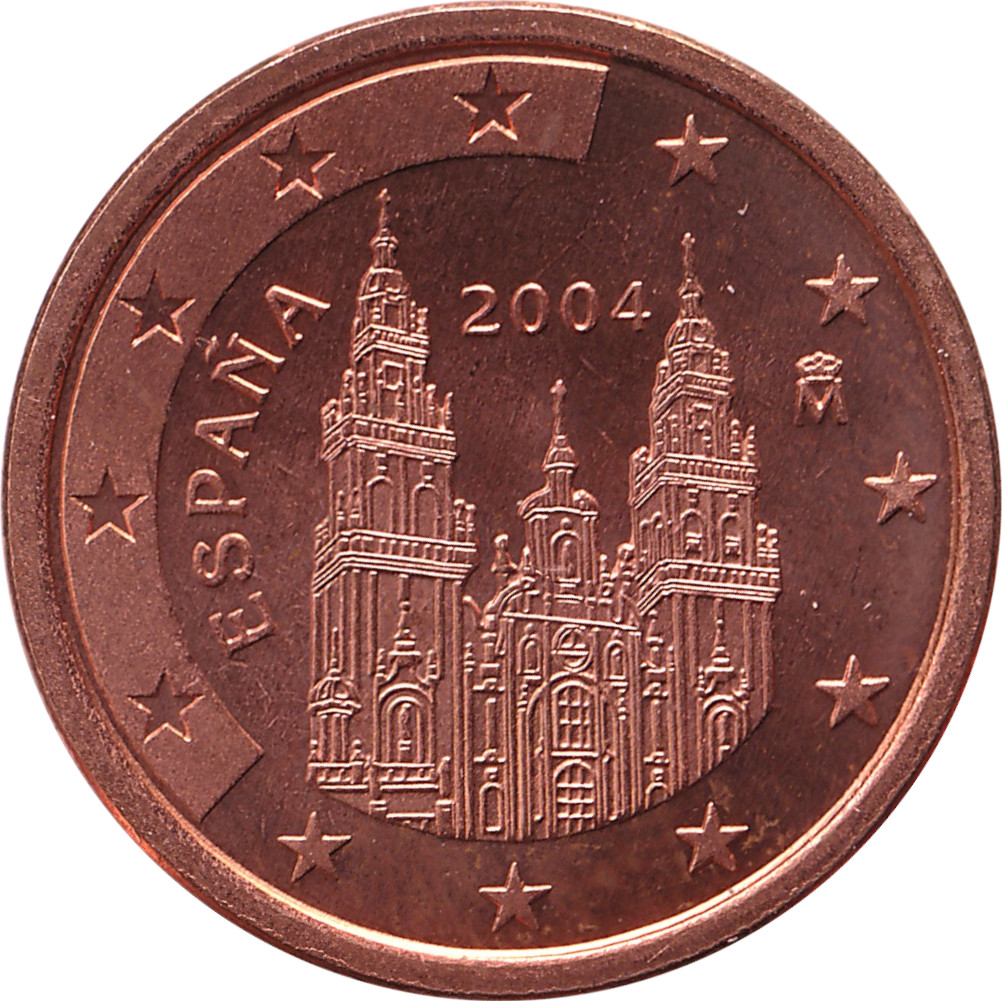 5 eurocents - Cathédrale de Saint-Jacques