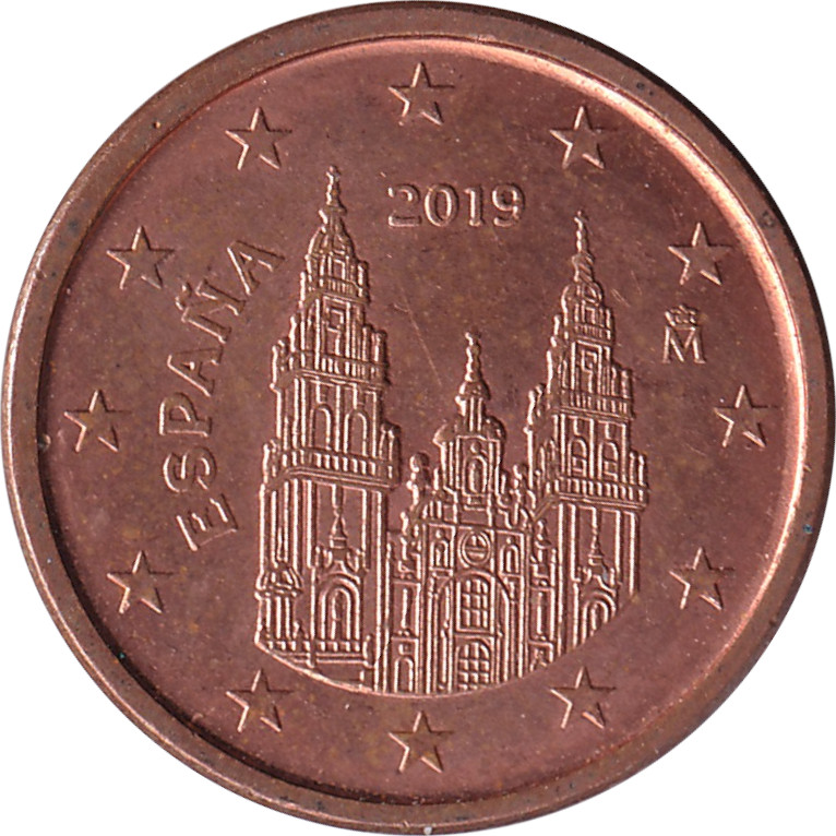 1 eurocent - Cathédrale de Saint-Jacques