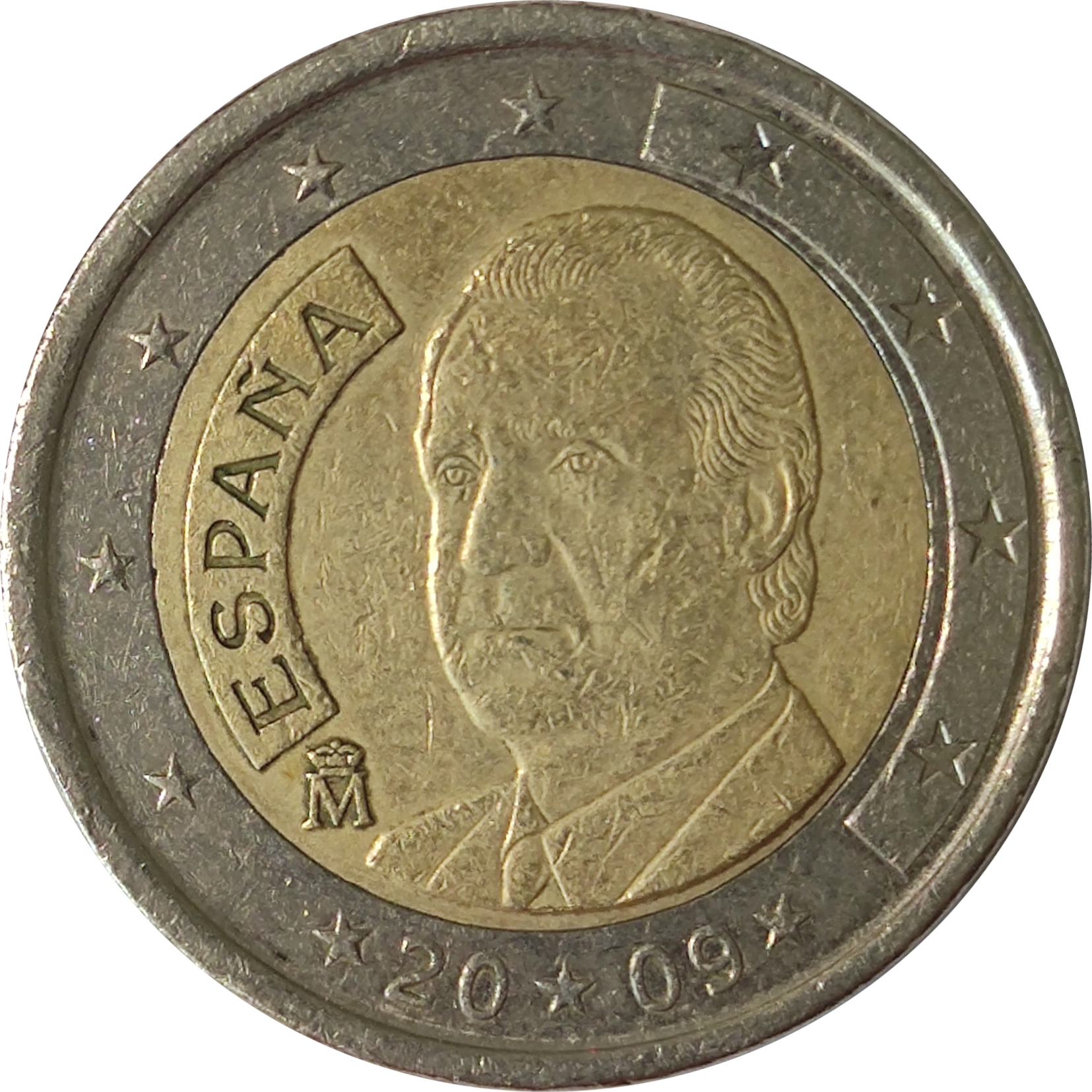 2 euro - Juan Carlos I - Type 1