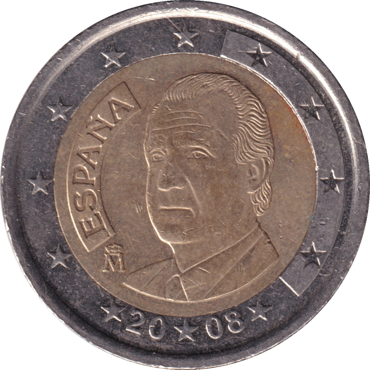 2 euro - Juan Carlos I - Type 1