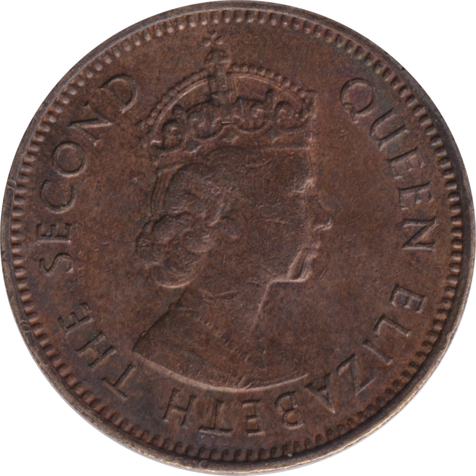 10 cents - Elizabeth II - Buste colonial