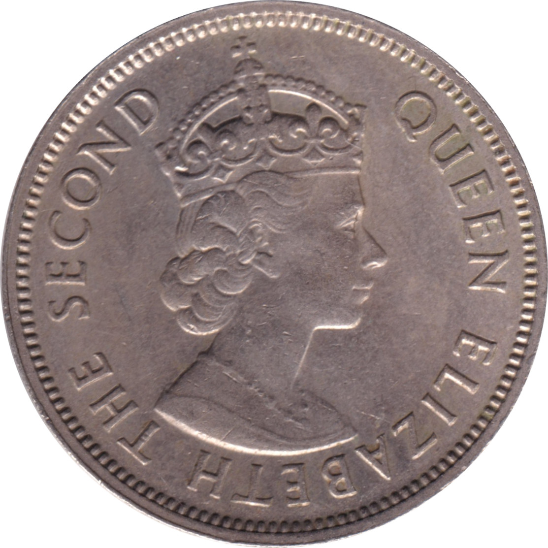 50 cents - Elizabeth II - Buste colonial