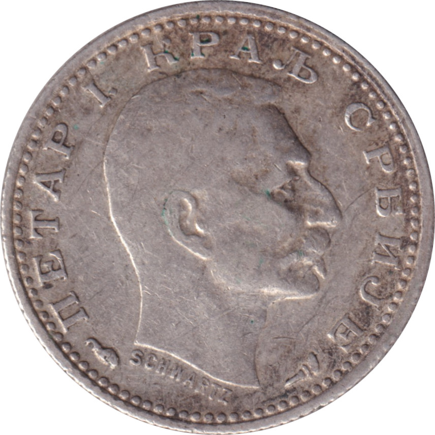 50 para silver - Pierre I