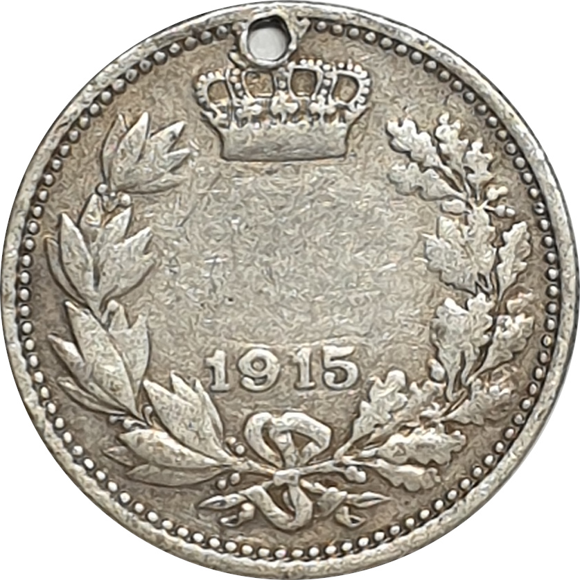 50 para silver - Pierre I