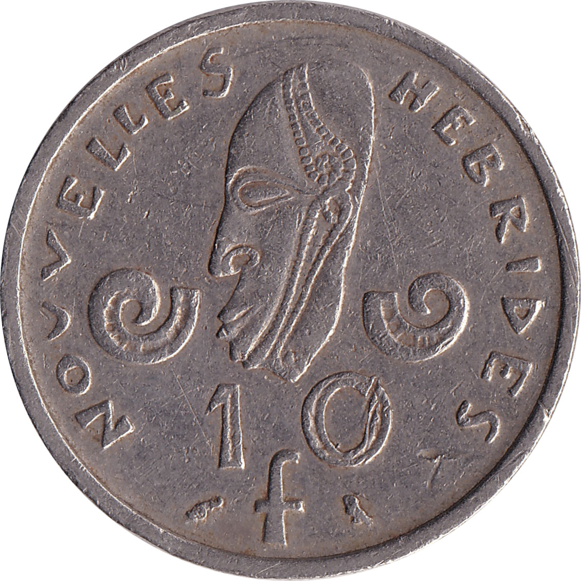 10 francs - Masque