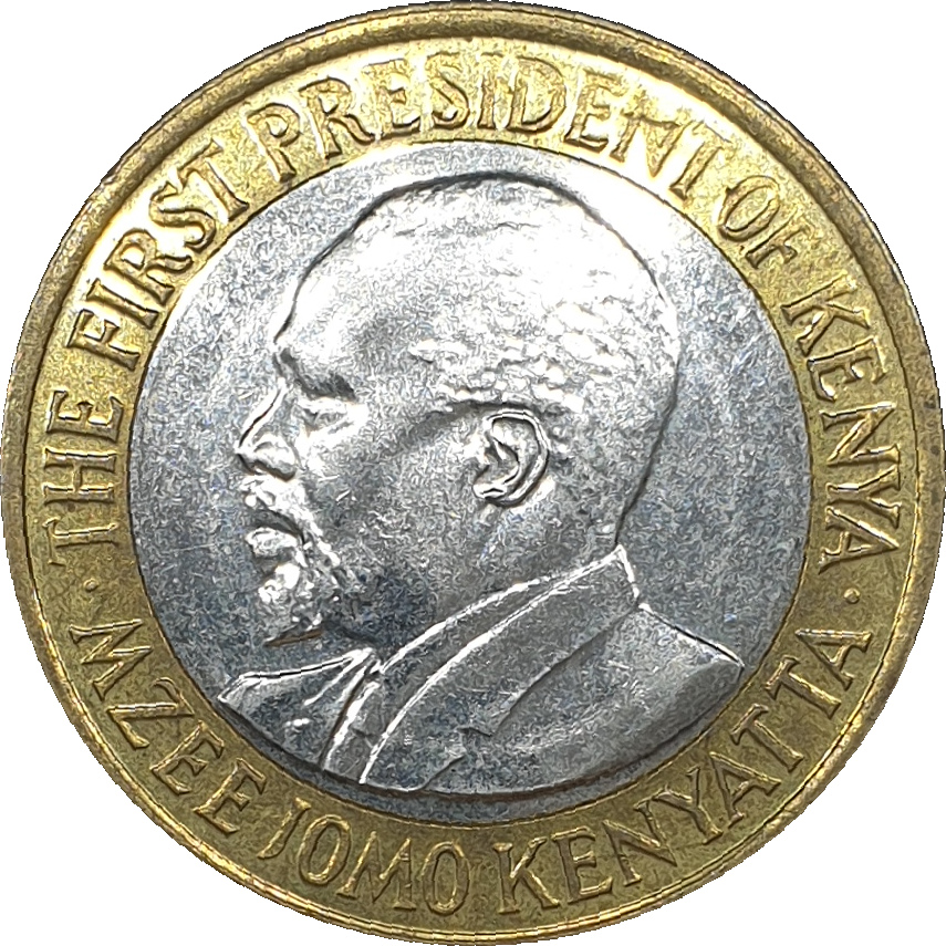 10 shillings - Mzee Jomo Kenyatta - Magnetic