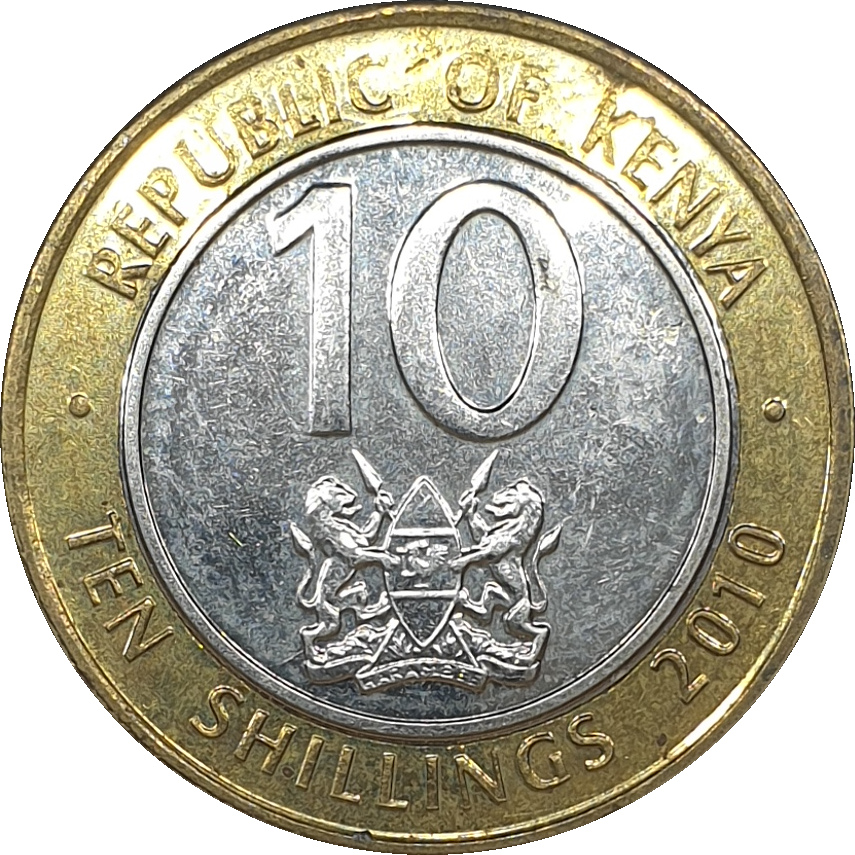 10 shillings - Mzee Jomo Kenyatta - Magnetic