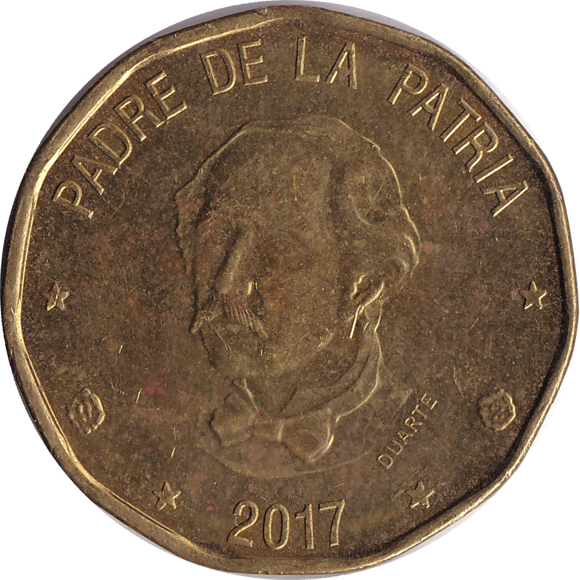 1 peso - Juan Pablo Duarte