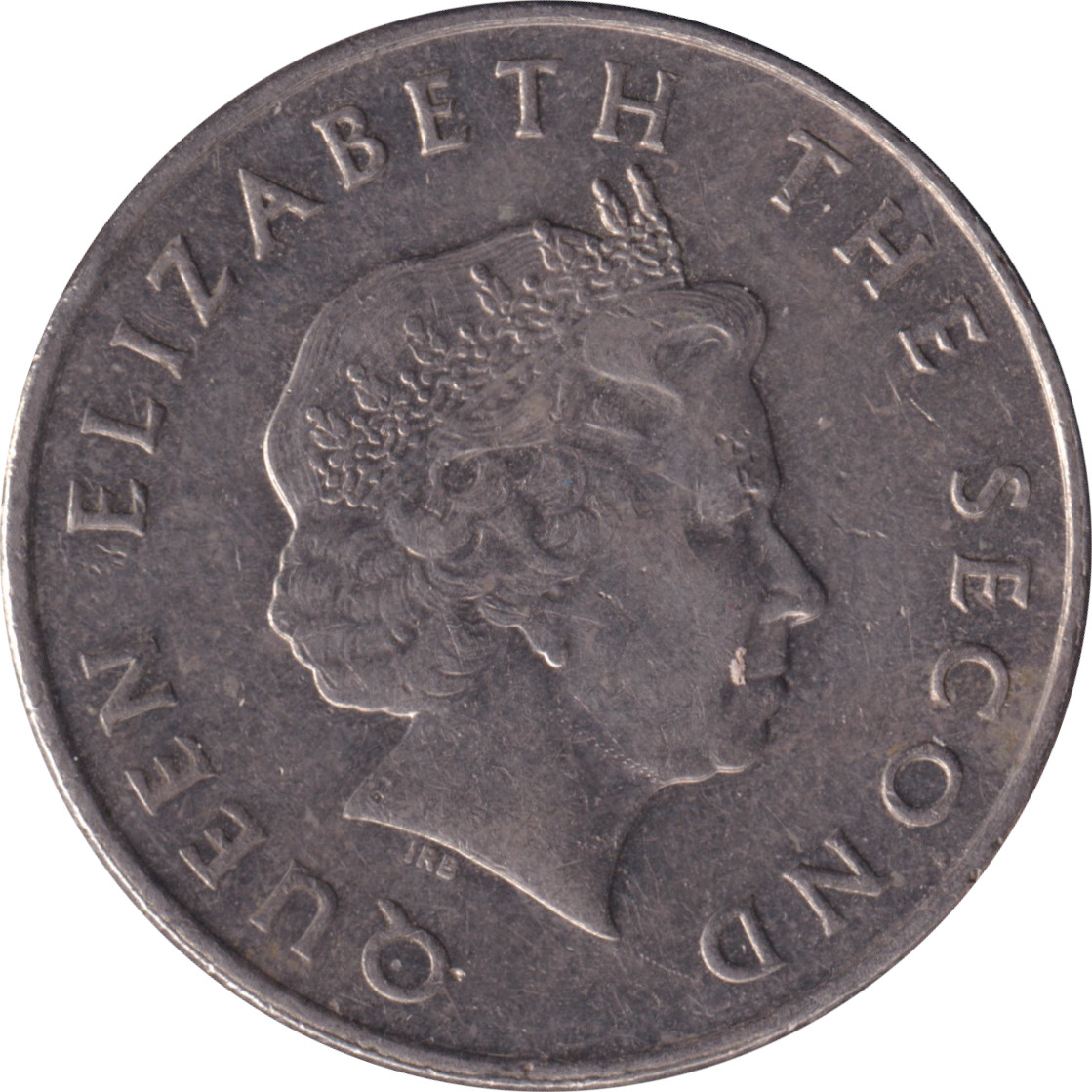 25 cents - Elizabeth II - Tête agée - Cupronickel