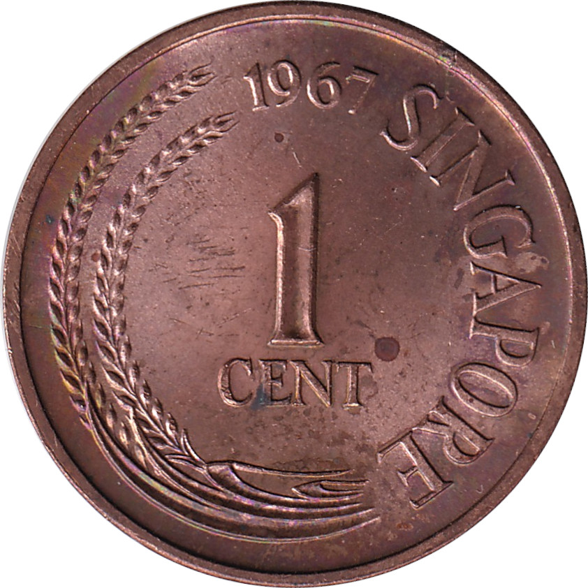 1 cent - Fontaine - Bronze