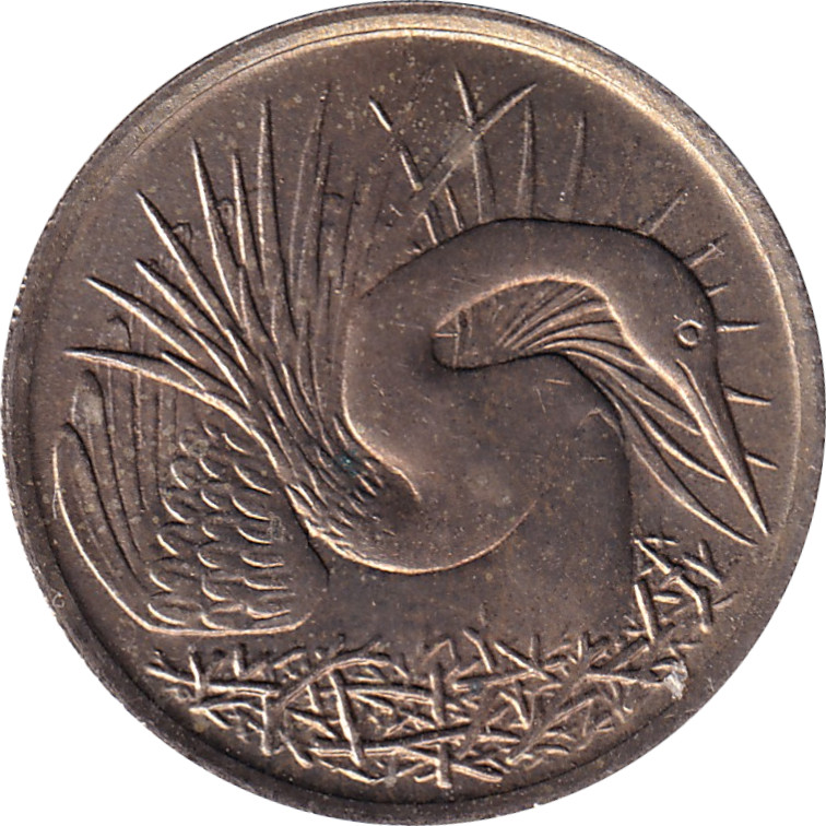 5 cents - Egret - Cupronickel