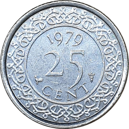 25 cents - Armoiries - Cupronickel