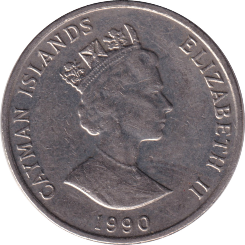 5 cents - Elizabeth II - Buste mature - Cupronickel