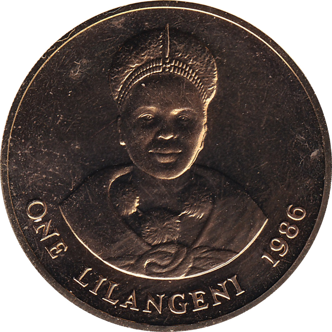 1 lilangeni - Reine Dzeliwe - Maillechort