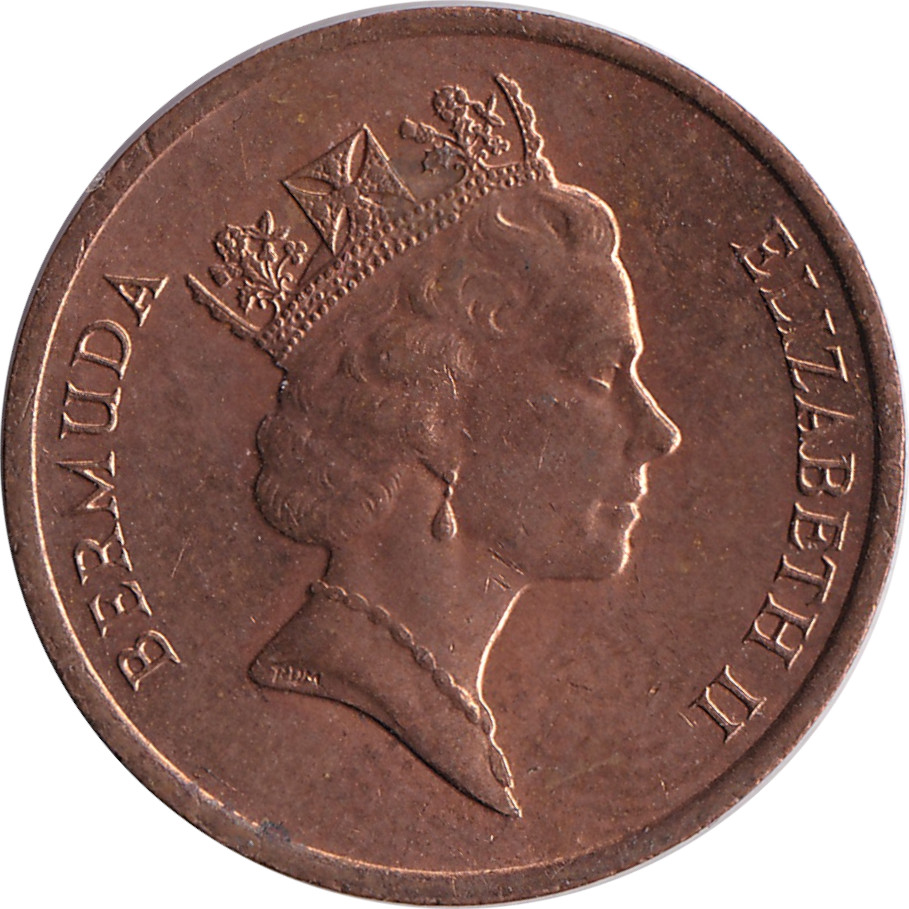 1 cent gold - Elizabeth II - Mature head