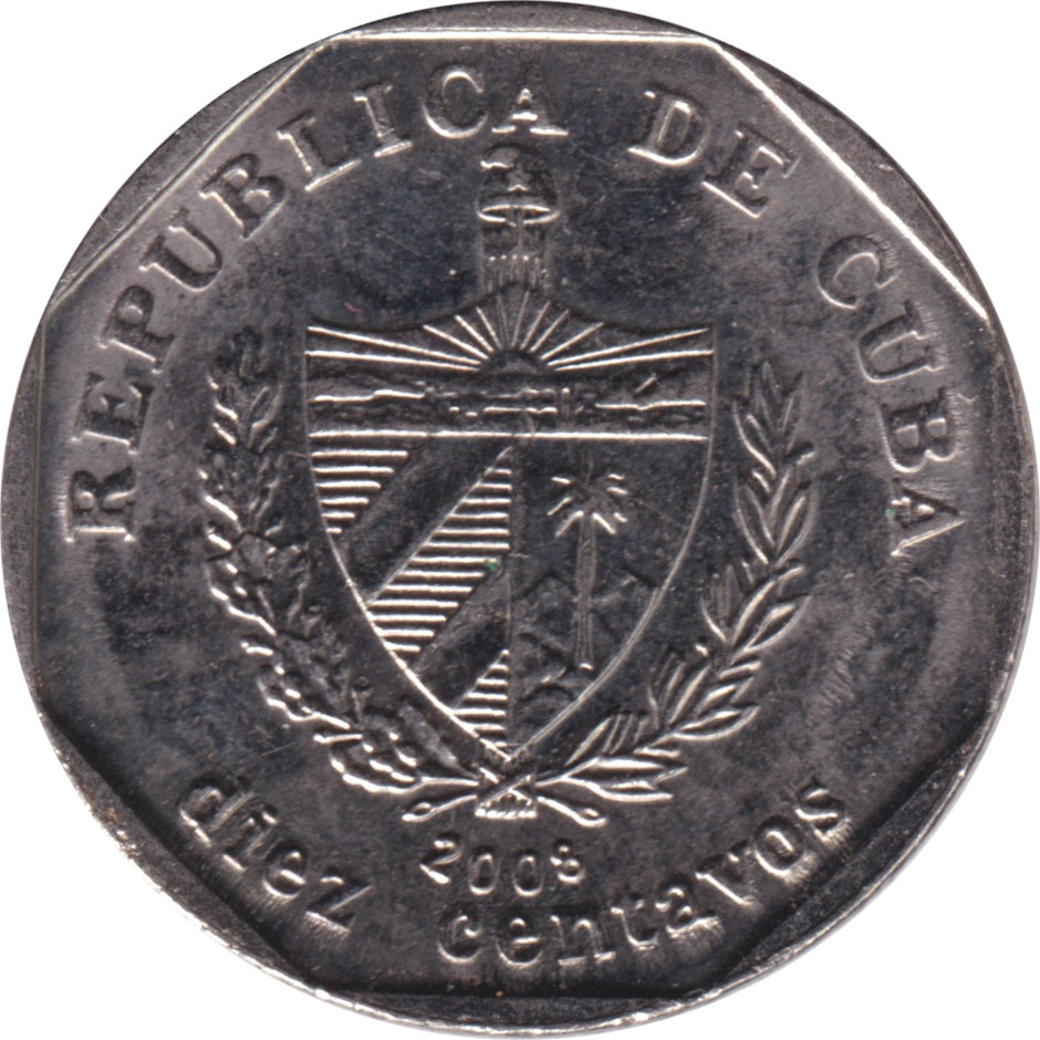 10 centavos - Chateau de la Fuerza