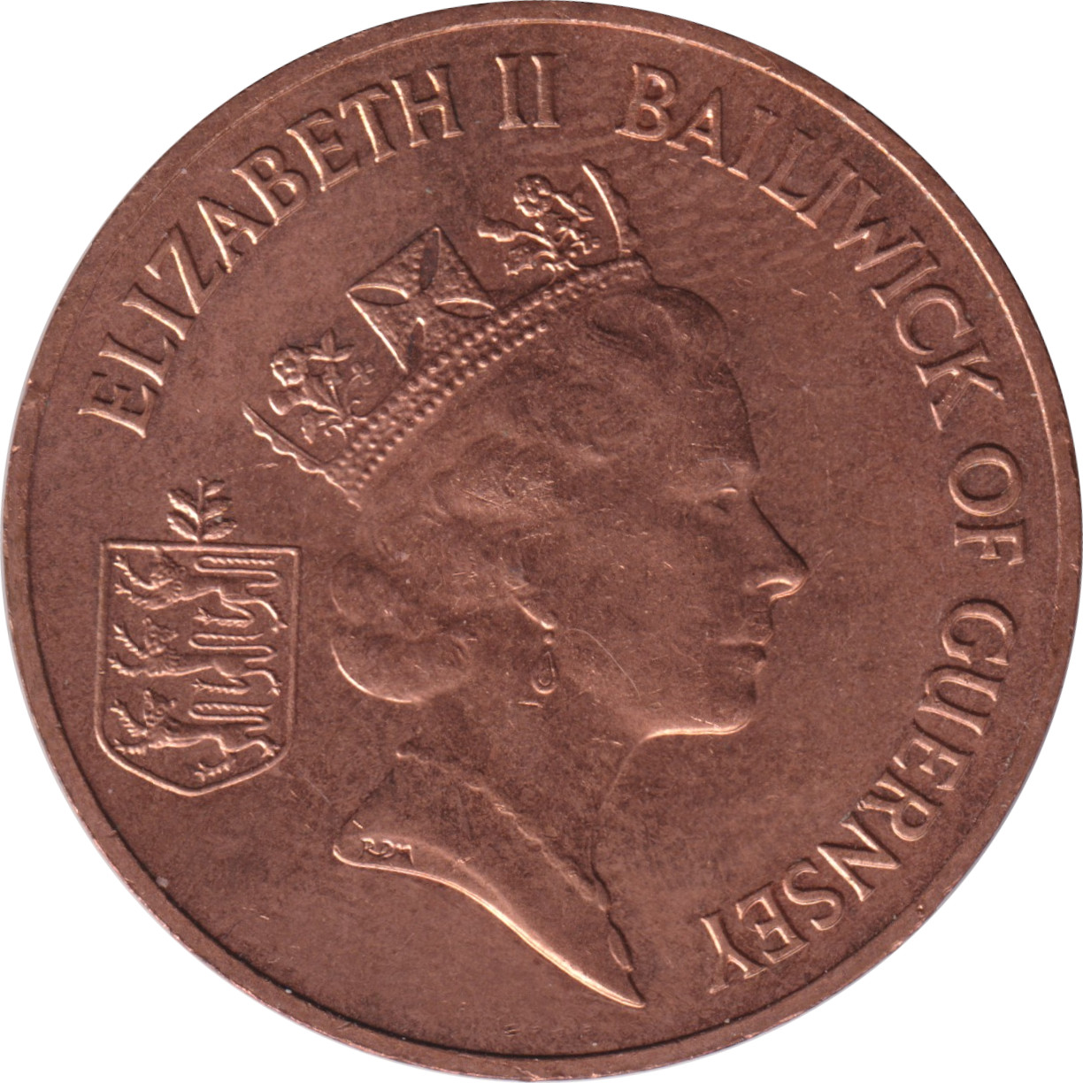 2 pence - Elizabeth II - Tête mature - Bronze