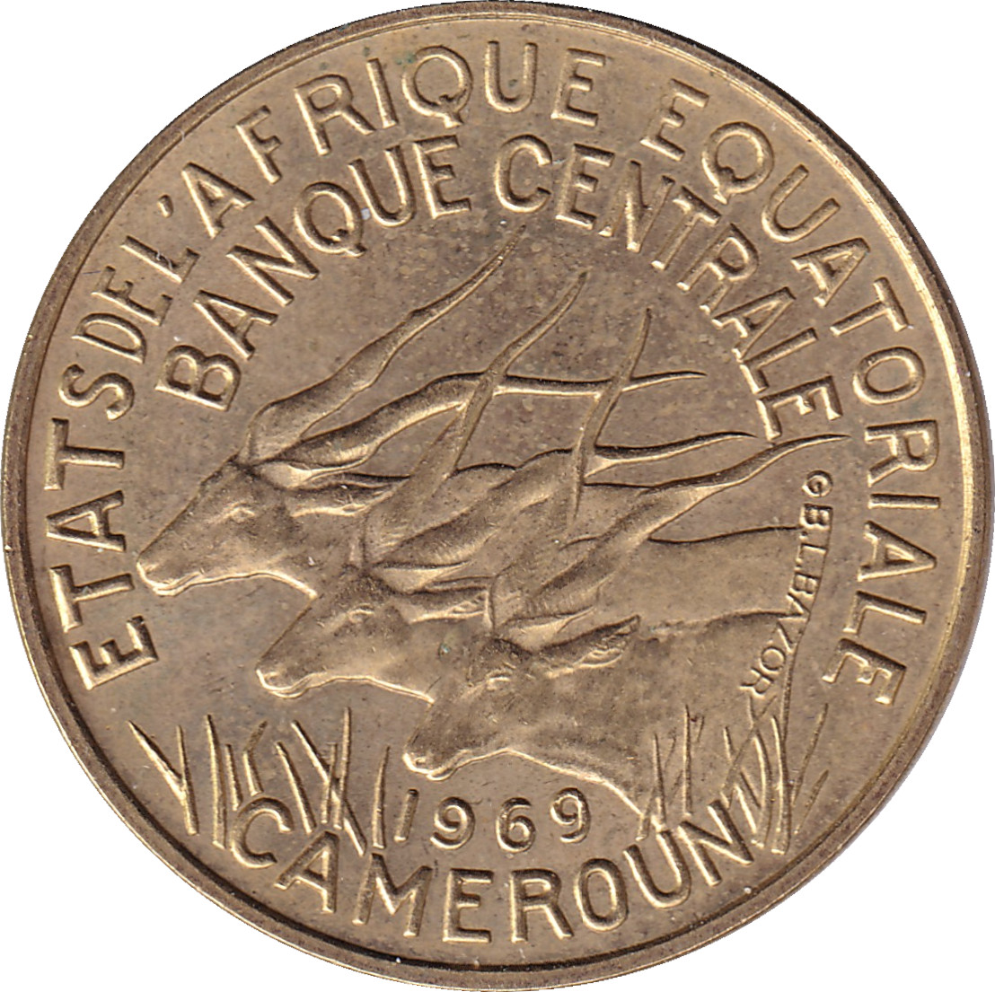 10 francs - Banque Centrale - Cameroun