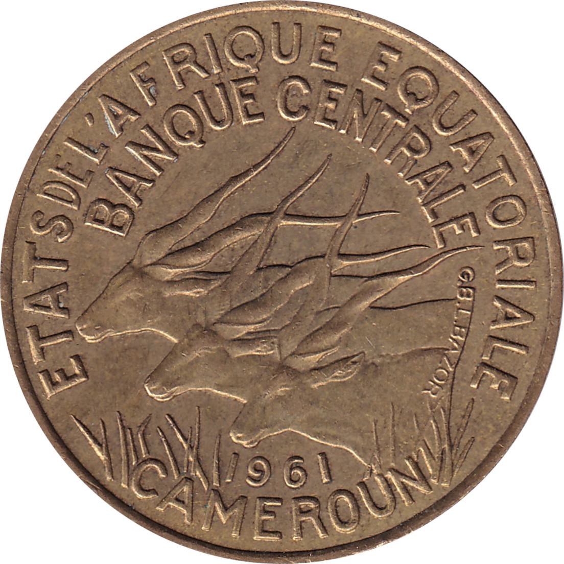 10 francs - Banque Centrale - Cameroun