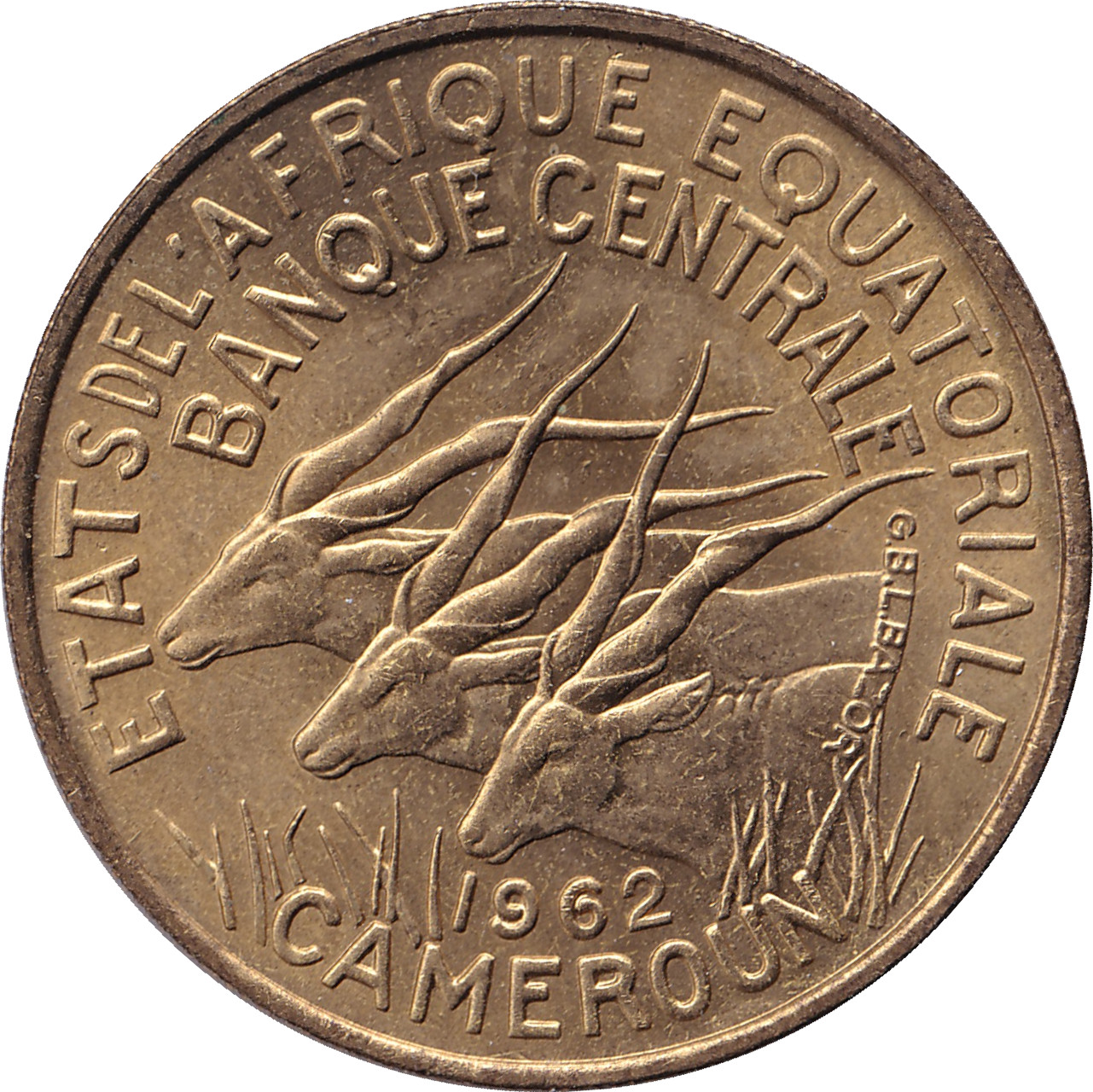 25 francs - Banque Centrale - Cameroun