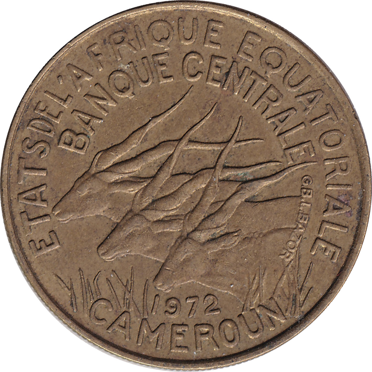 25 francs - Banque Centrale - Cameroun