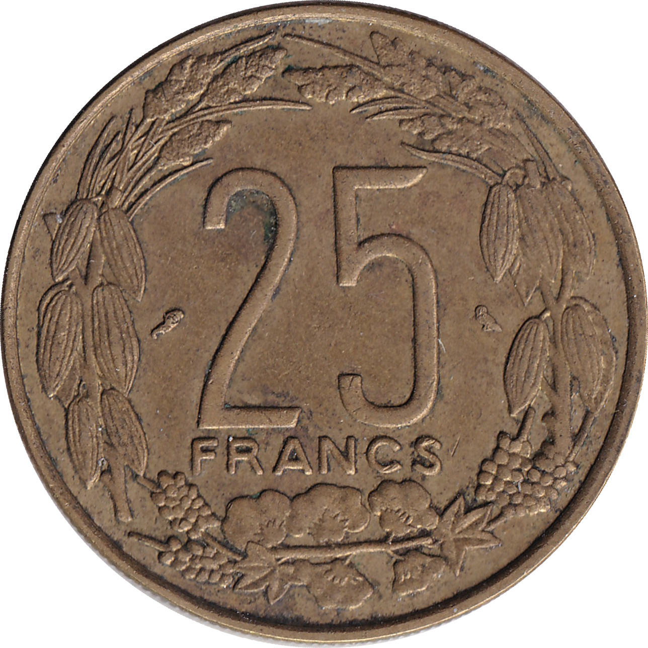 25 francs - Banque Centrale - Cameroun