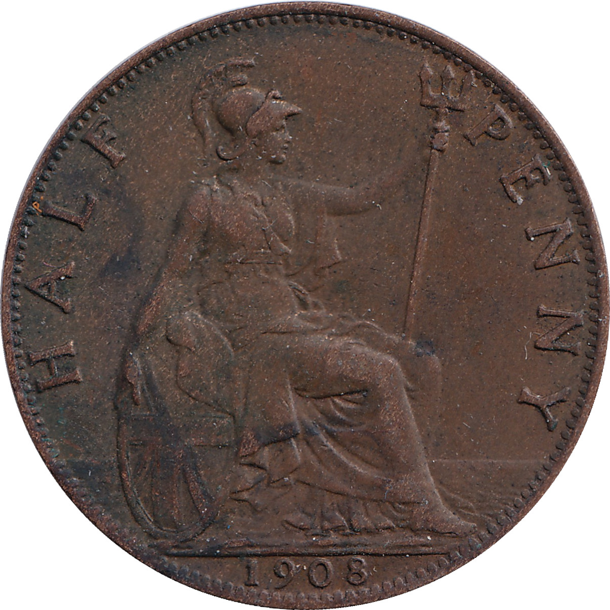 1/2 penny - Edouard VII